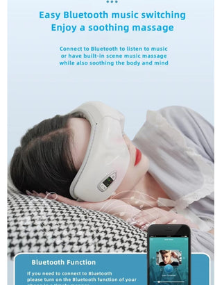 Eye Massager with Heat Stress Relief Relaxation
