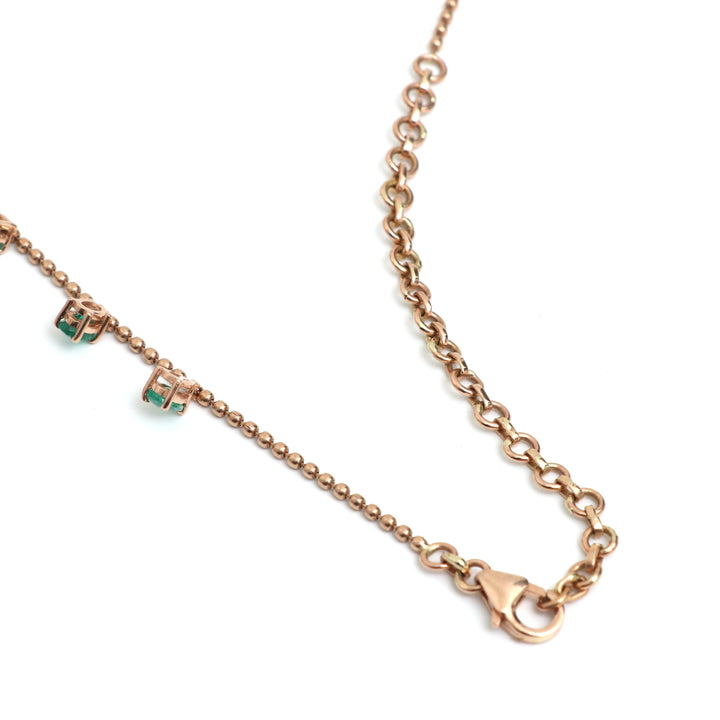 Emerald Mix Shape Necklace - qivii
