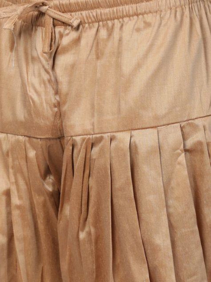 Vastramay Boy's Blue Jute Blend Sherwani Set - qivii