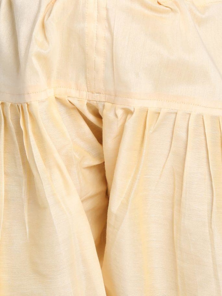 Boys' Mint Green Jute Silk Blend Sherwani Set - qivii