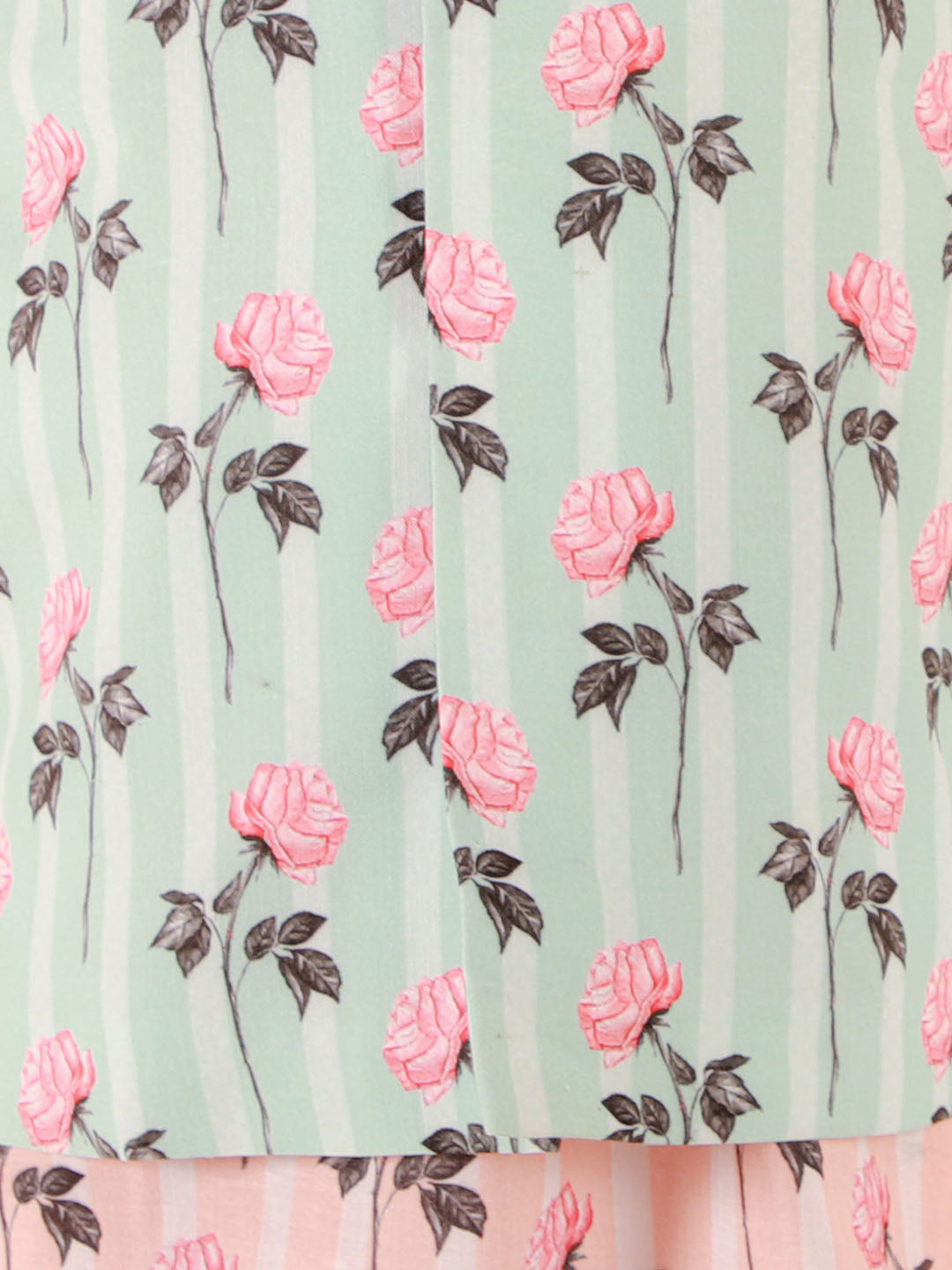 Vastramay Boys Peach Floral Printed Nehru Jacket - qivii