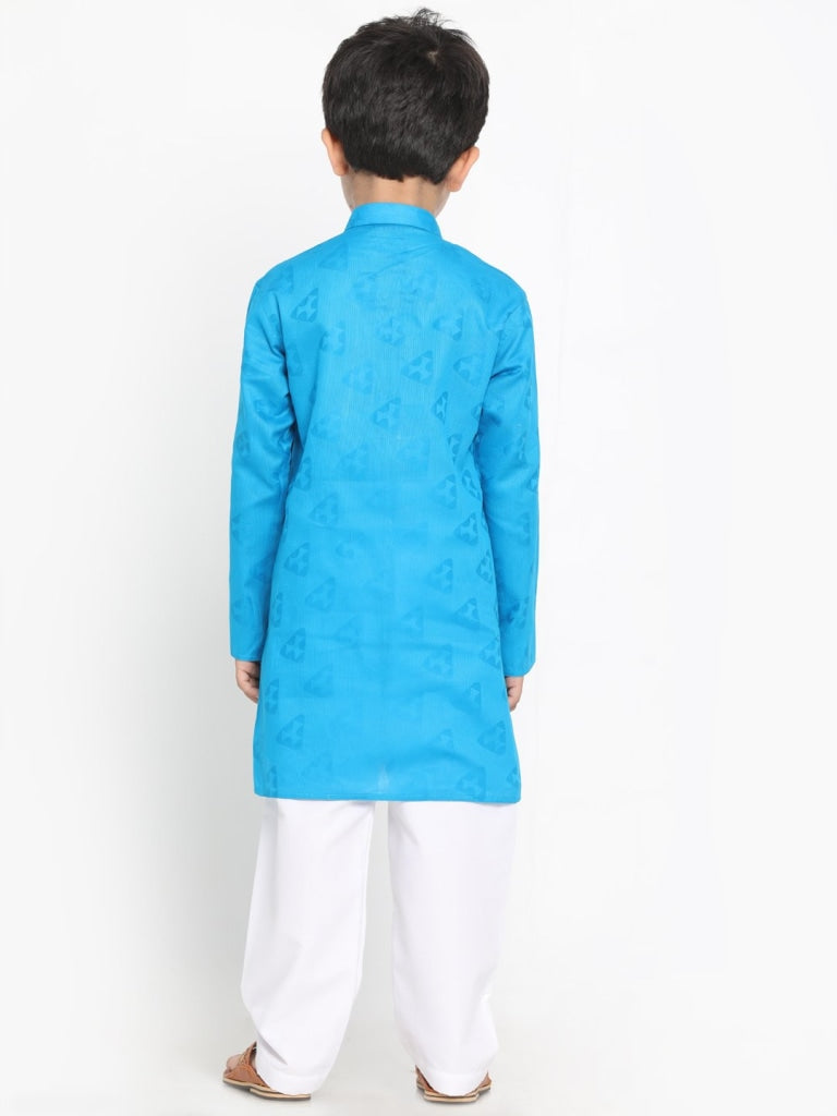 Vastramay Boys Self Design Kurta and Pyjama Set - qivii