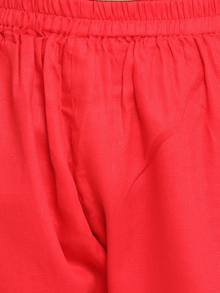 VASTRAMAY Boy's Cotton Silk Digital Printed Kurta and Pyjama Set - qivii