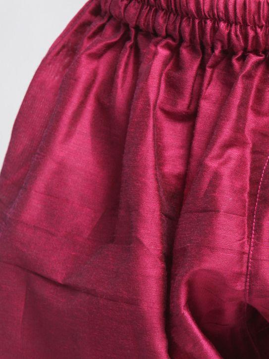 VASTRAMAY Boy's Yellow Cotton Pathani Suit - qivii