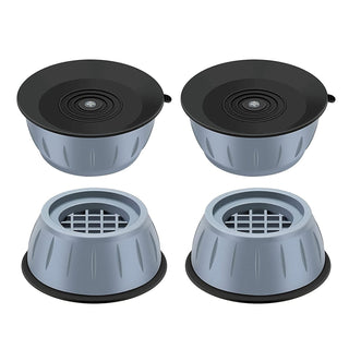 Anti-Vibration Pads with Suction Cup Feet – Shock Absorbing Feet for Washing Machines & Appliances