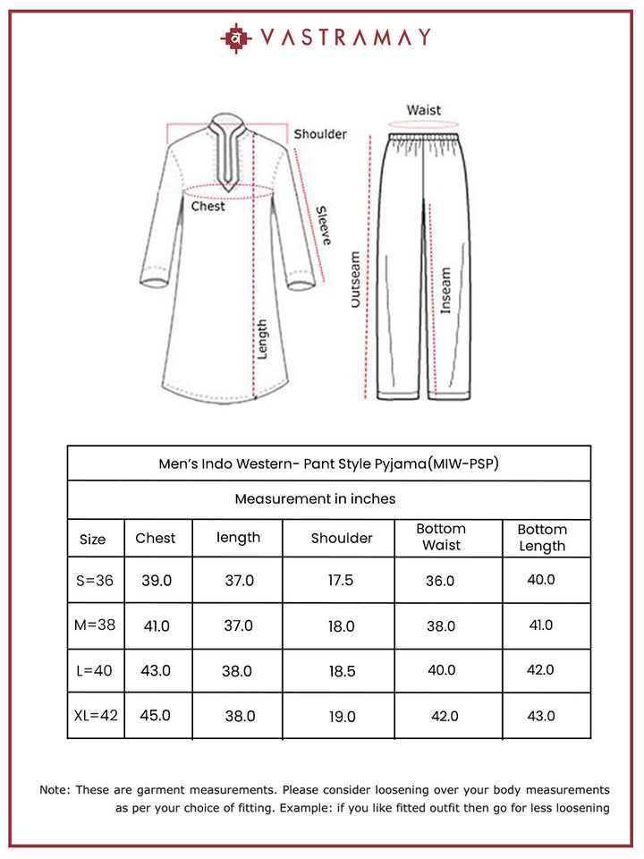 Men's Black Velvet Sherwani Set