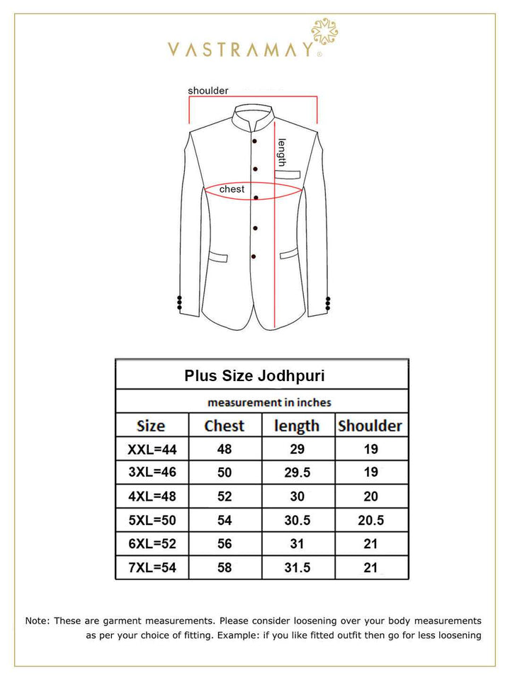 Men's Yellow Silk Blend Woven Jodhpuri