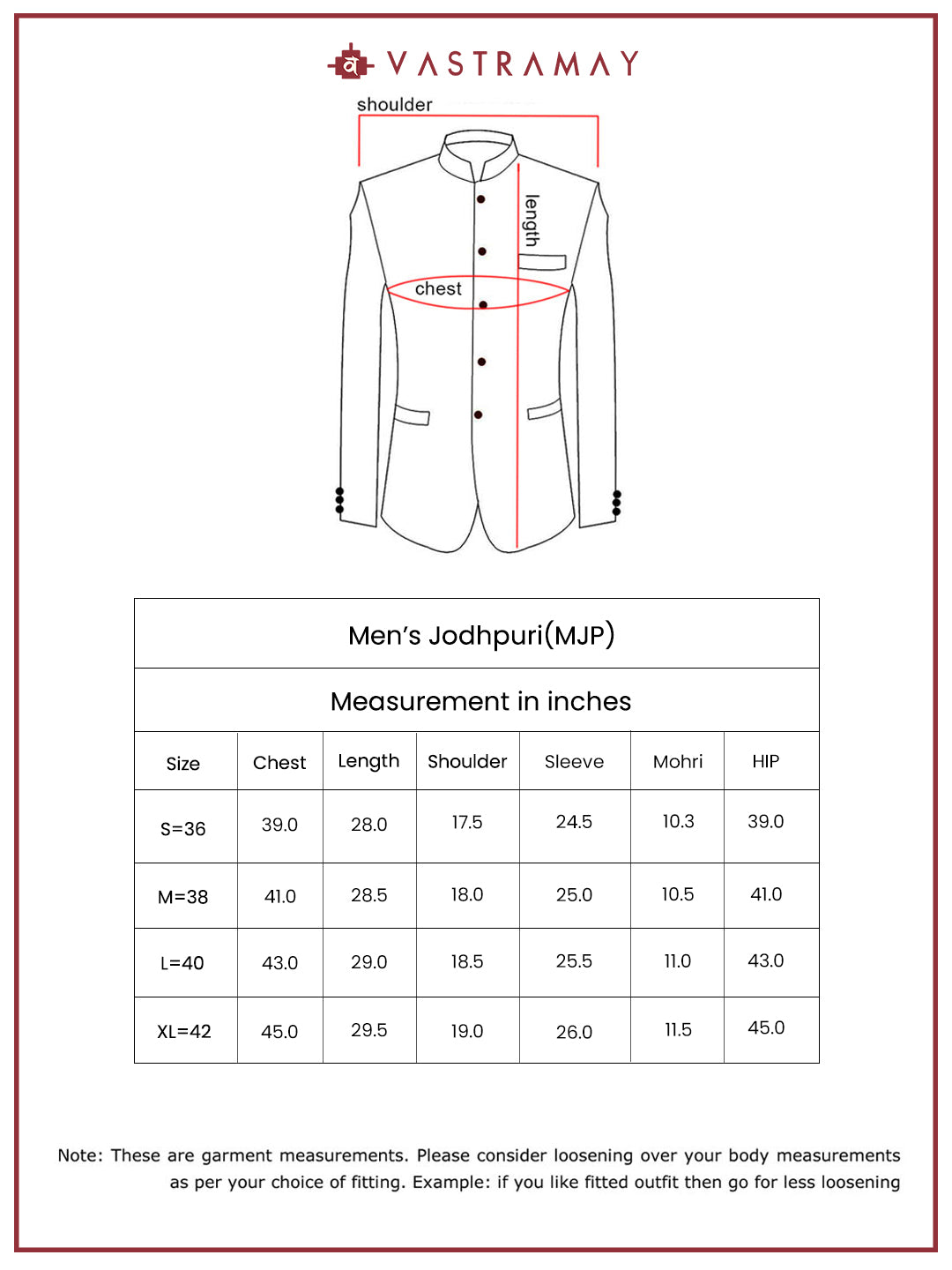 Men's Rust Silk Blend Jodhpuri