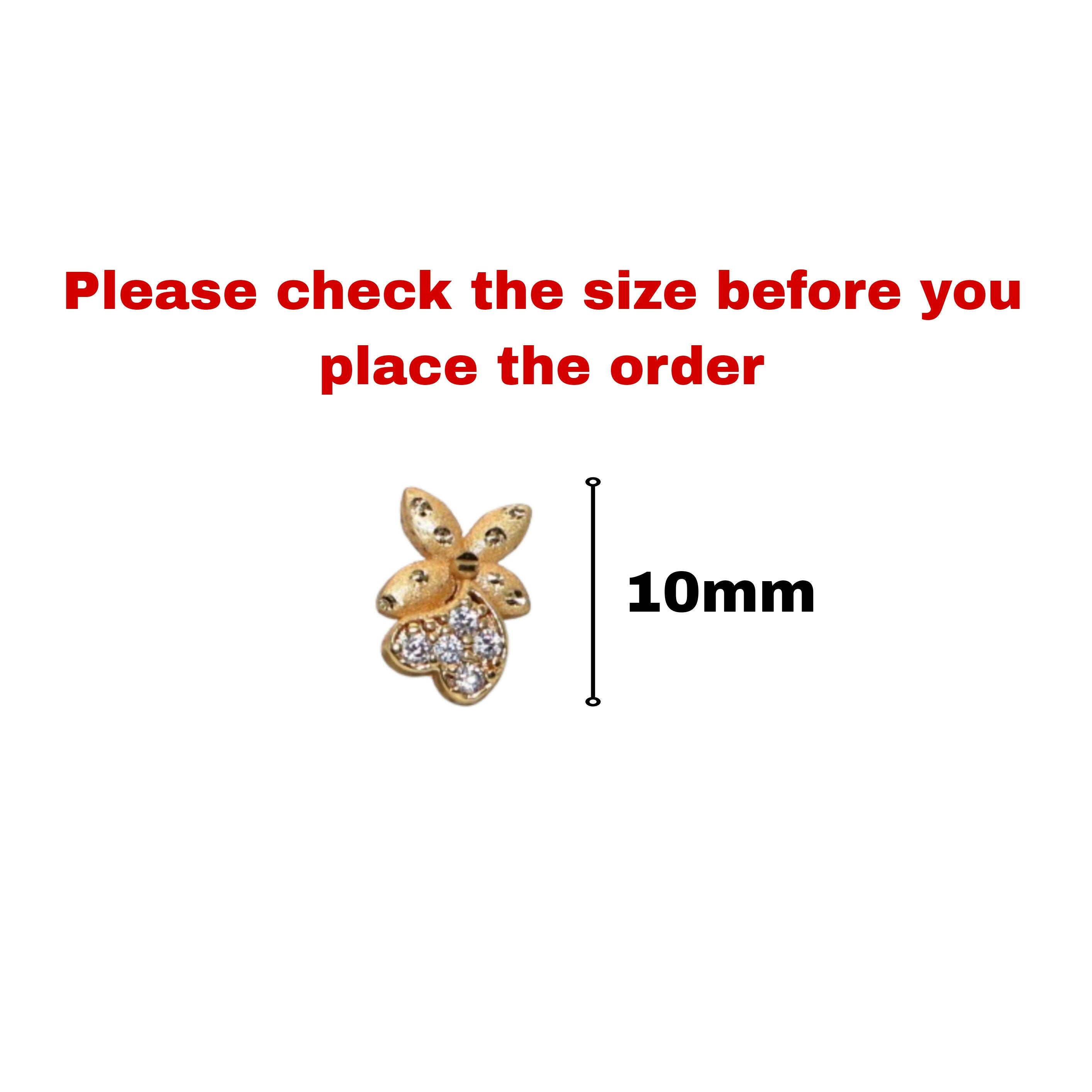 Diamond Studded Gold Butterfly Heart Earrings for women and girls