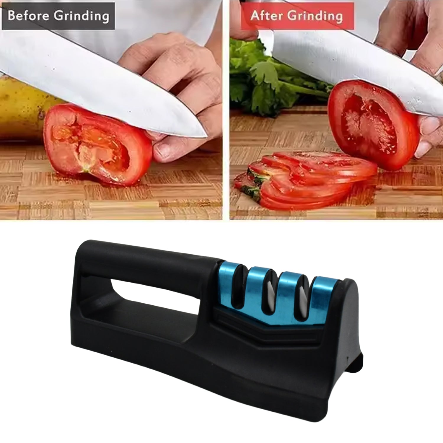 Kitchen Knife Sharpener – Handheld for Chefs & Serrated Knives