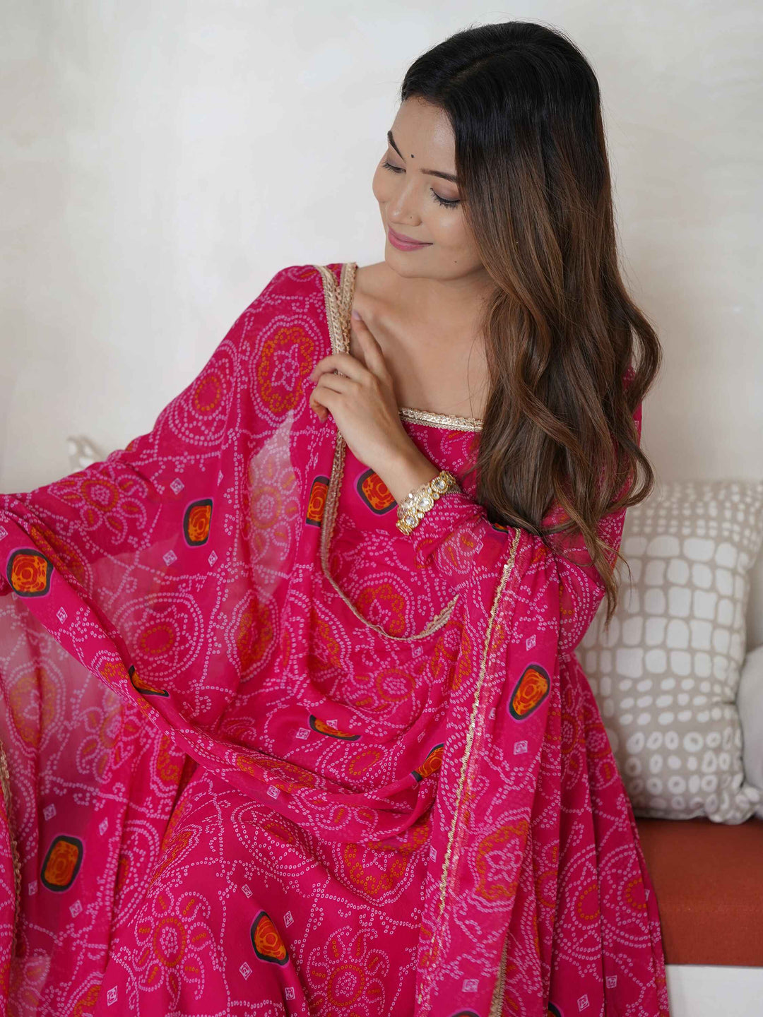 Glamour and ease of movement ideal for long hours of festivities