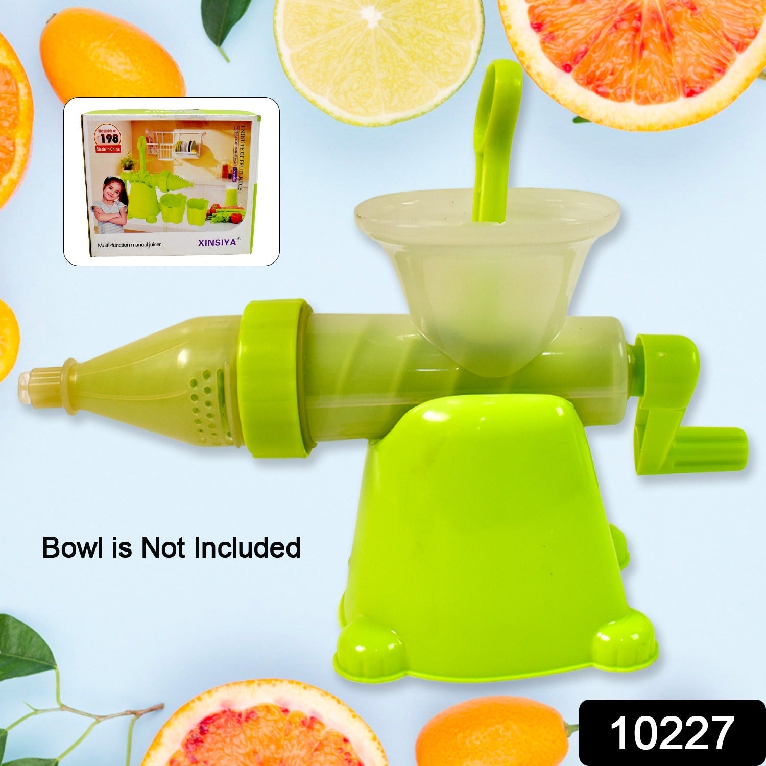 Modern Manual Juicer for Fruits & Vegetables – Easy Hand Operated