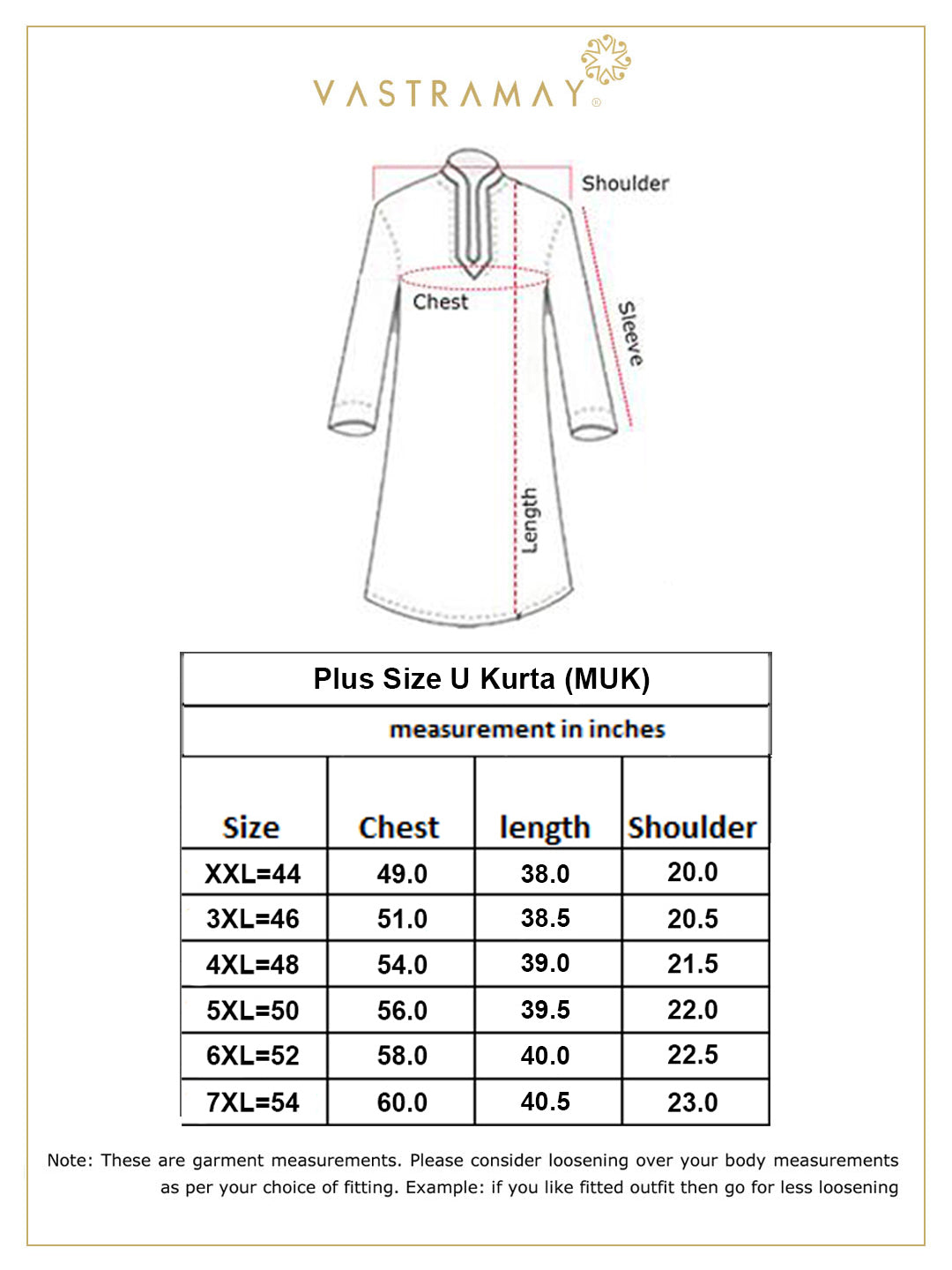 Men's Plus Size Orange Silk Blend Curved Kurta