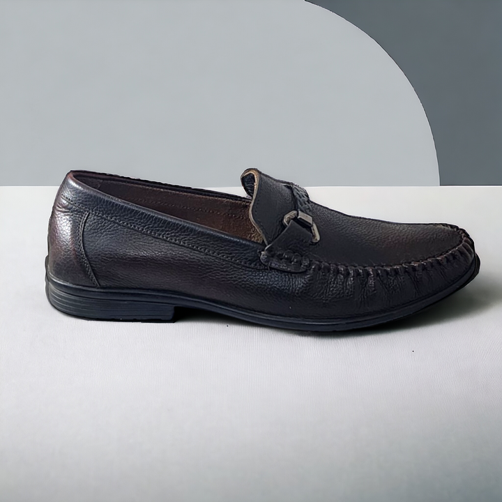 ZOOM 6622 BROWN Men's Loafers/Leather Shoes - qivii