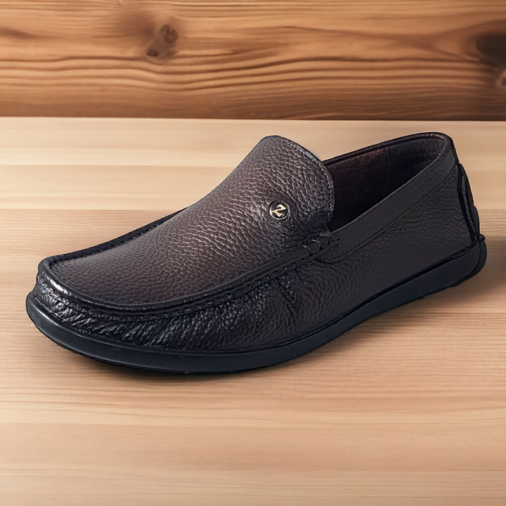 ZOOM D1315 BROWN Men's Loafers/Leather Shoes - qivii