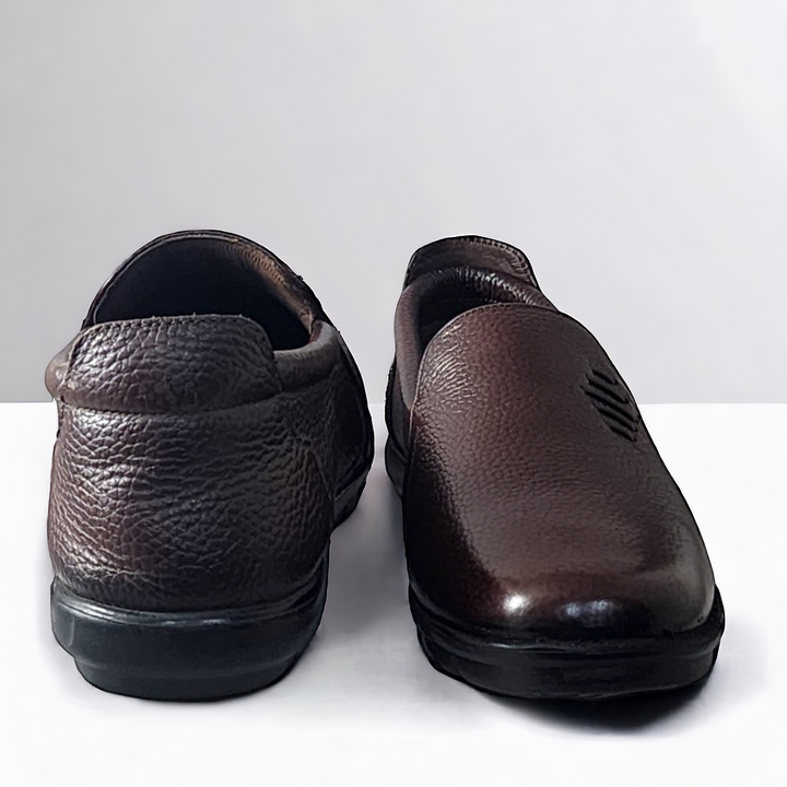 ZOOM NH07 BROWN Men's Casual Leather Shoes - qivii