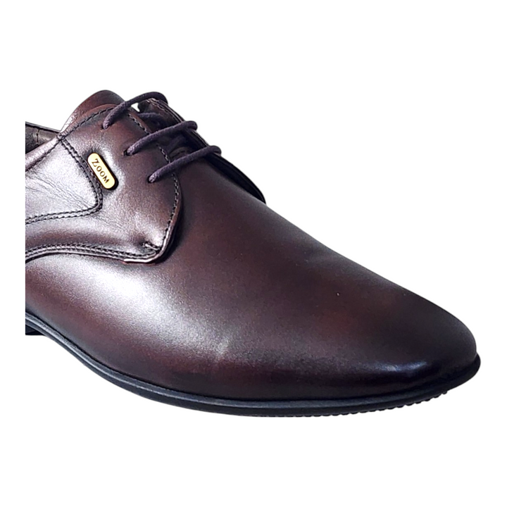 ZOOM S1481 BROWN Men's Casual Lace Up Leather Shoes - qivii