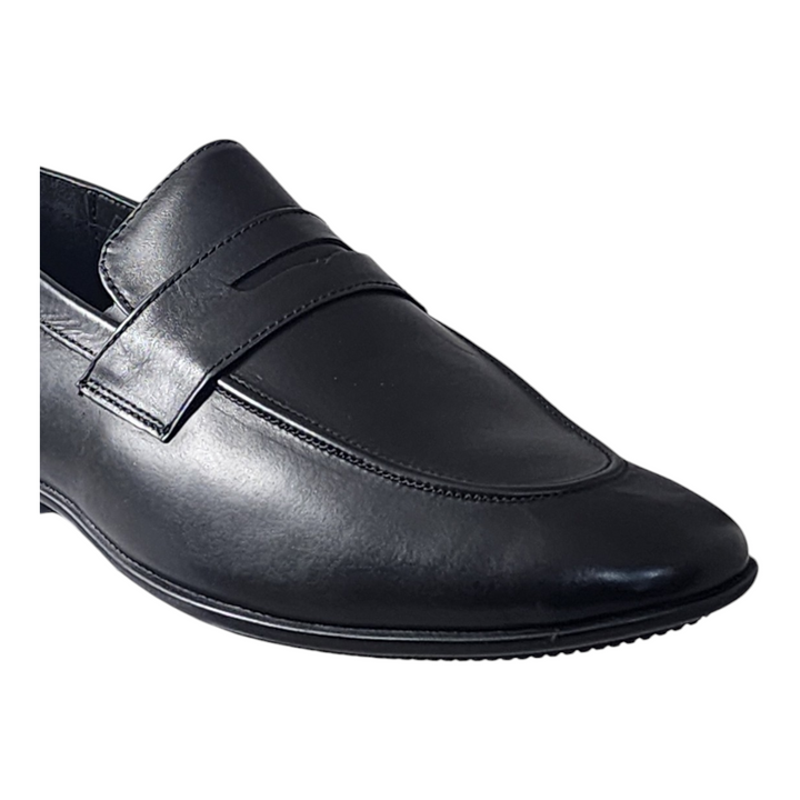 ZOOM S1441 BLACK Men's Loafers/Leather Shoes - qivii