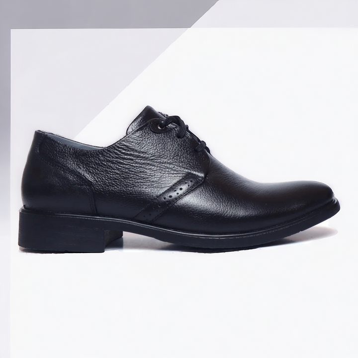 ZOOM B52 BLACK Men's Casual Lace Up Leather Shoes - qivii