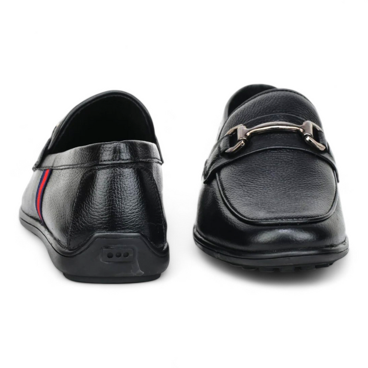 ZOOM D9845 BLACK Men's Loafers/Leather Shoes - qivii