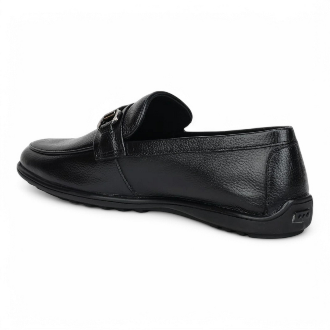 ZOOM D9845 BLACK Men's Loafers/Leather Shoes - qivii