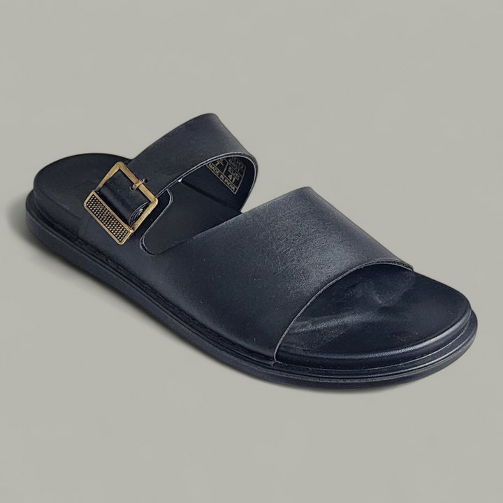 SKEROO 6401 BLACK Men's Leather Chapple - qivii