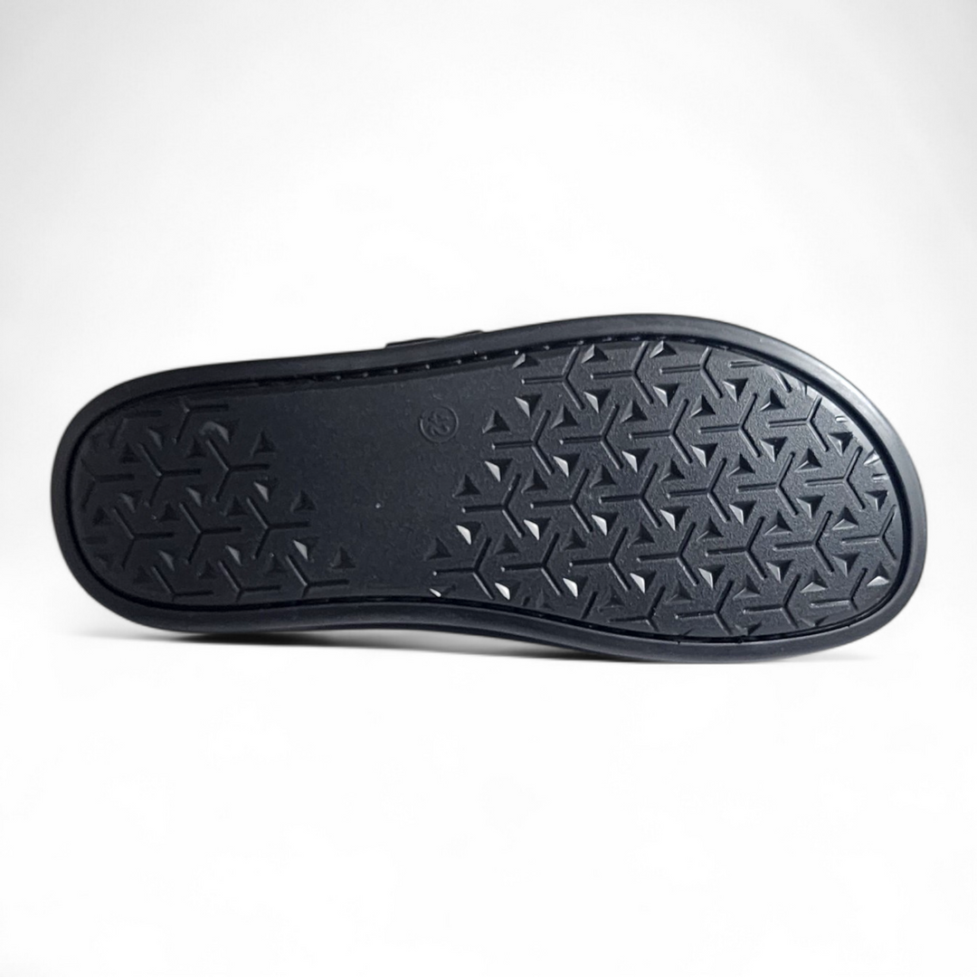 SKEROO 6402 BLACK Men's Leather Chapple - qivii