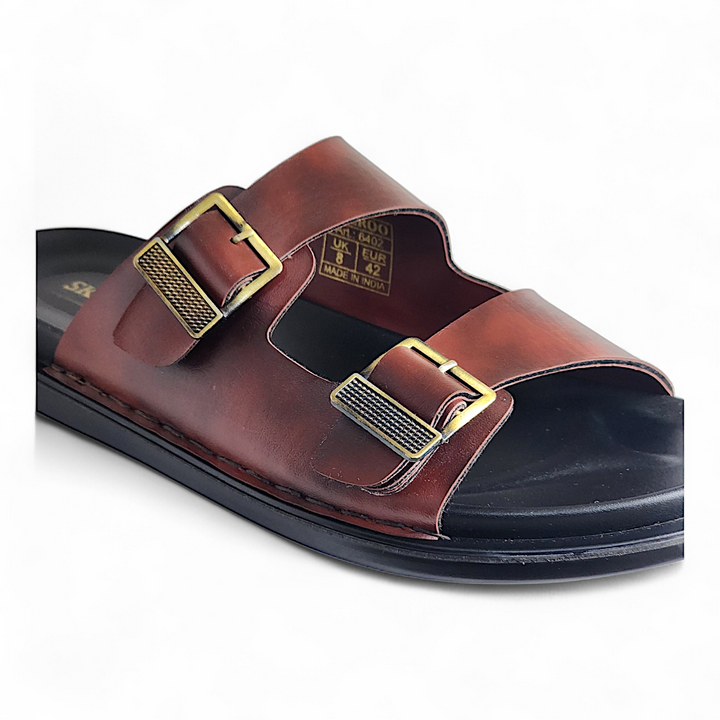 SKEROO 6402 BROWN Men's Leather Chapple - qivii