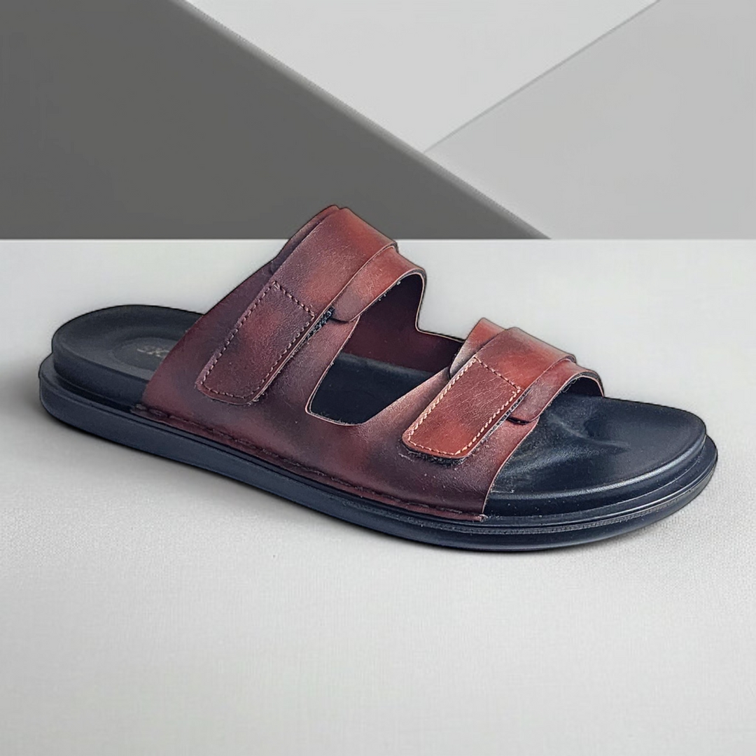 SKEROO 6406 BROWN Men's Leather Chapple - qivii