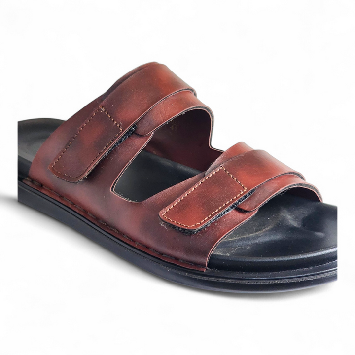 SKEROO 6406 BROWN Men's Leather Chapple - qivii