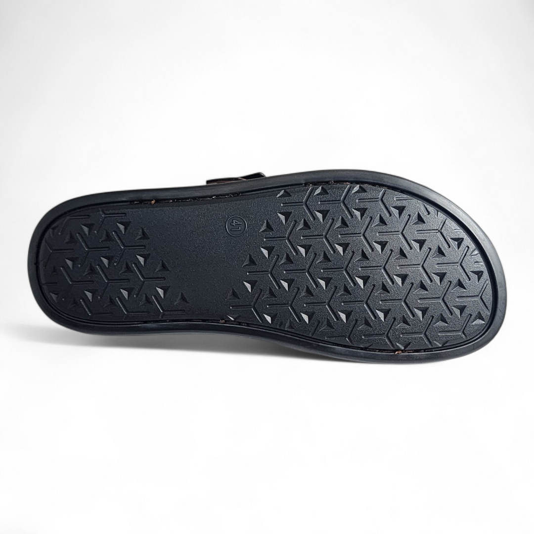 SKEROO 6409 BROWN Men's Leather Chapple - qivii