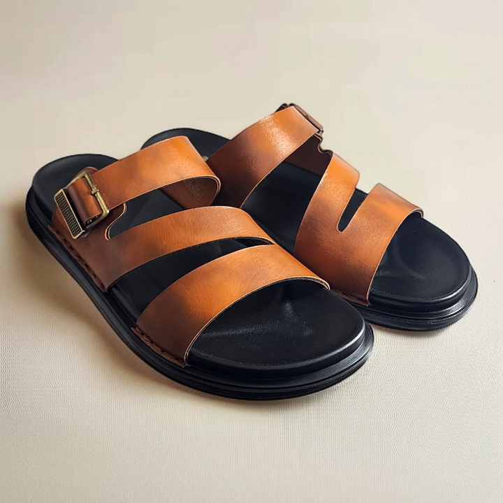 SKEROO 6404 TAN Men's Leather Chapple - qivii