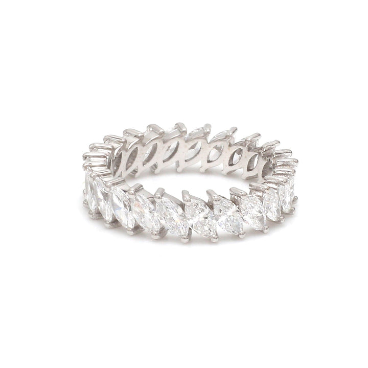 Lab Grown Diamond Marquise Eternity Ring - qivii