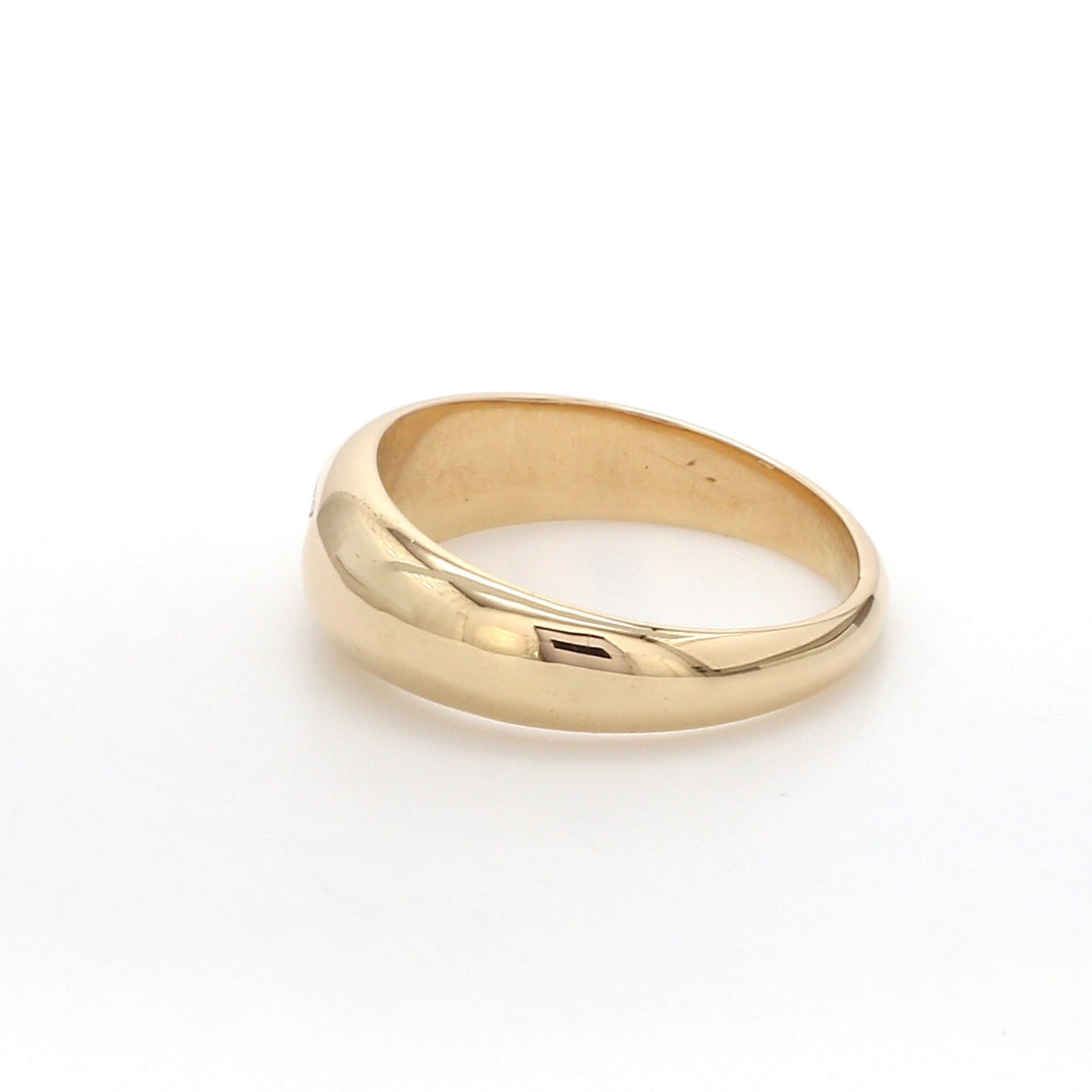 Emerald Cut Diamond Gypsy Ring - qivii