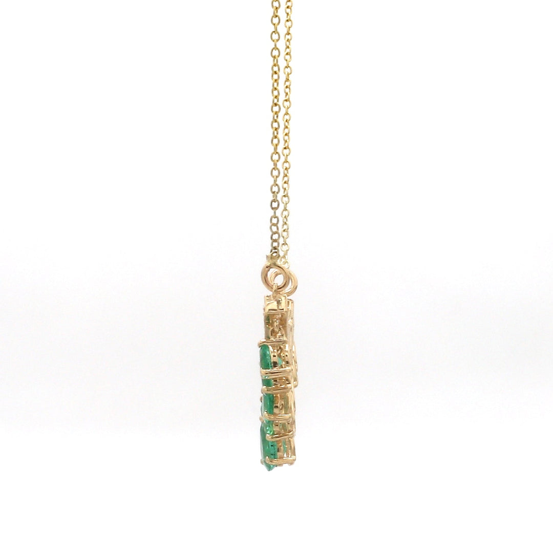 Emerald Pear Pendant - qivii