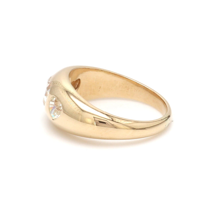 Diamond Three Heart Gypsy Ring - qivii