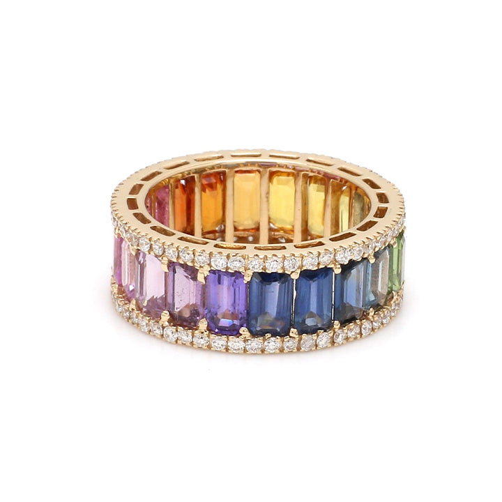Venice Rainbow Sapphire Ring - qivii