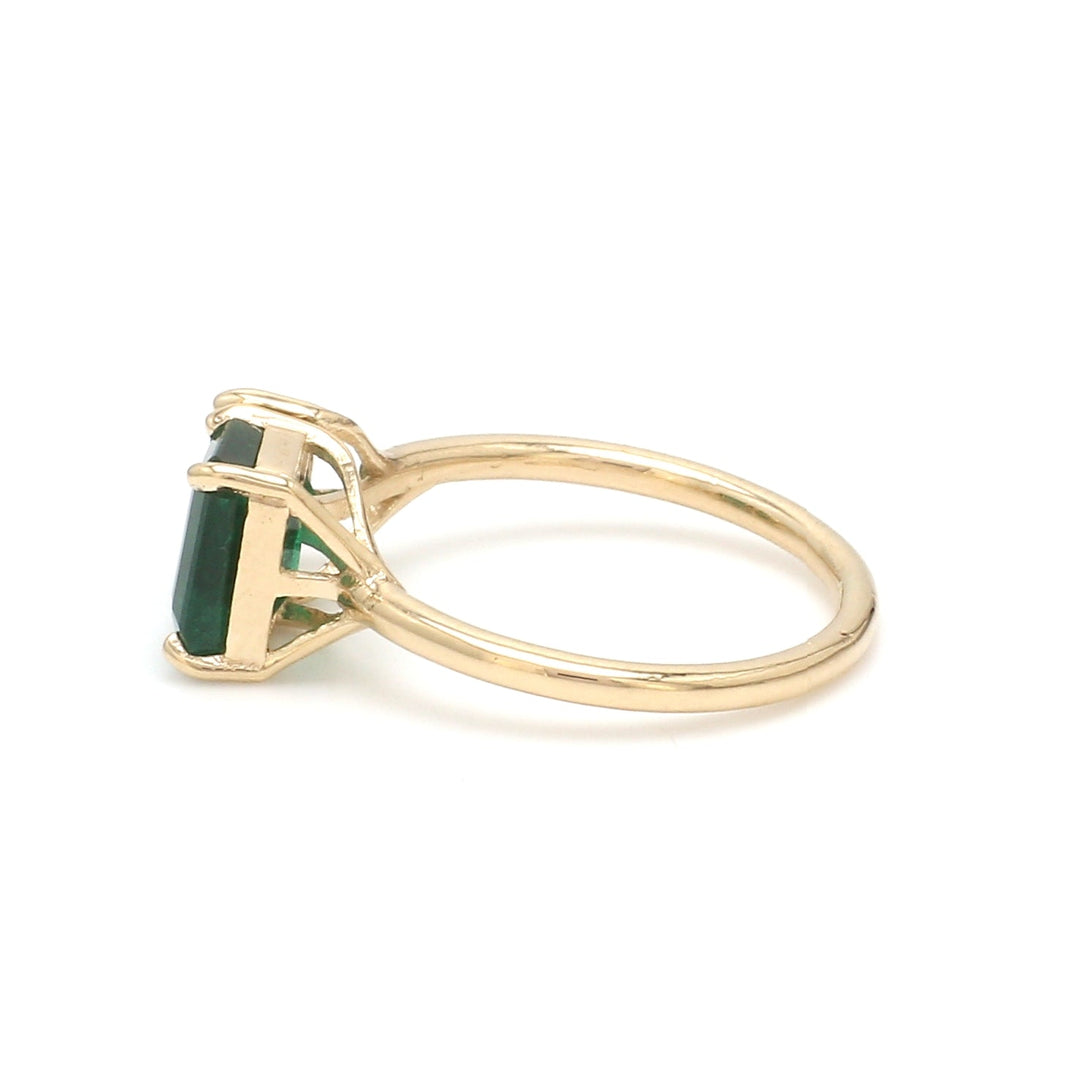 Emerald Two Stone Ring - qivii