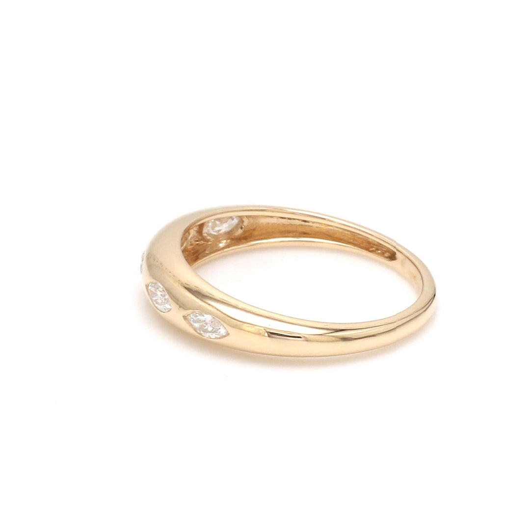 Diamond Marquise Mini Chunky Ring - qivii