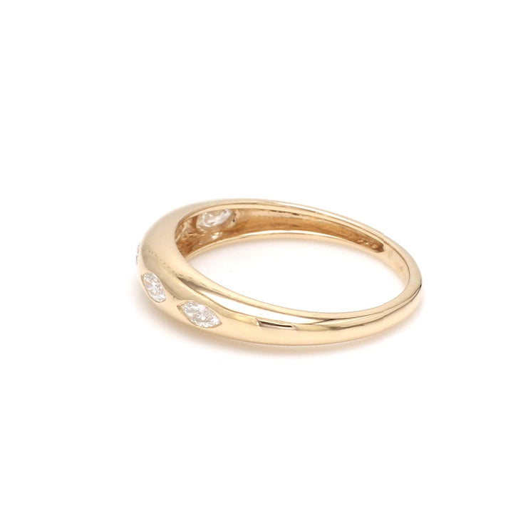 Diamond Marquise Mini Chunky Ring - qivii