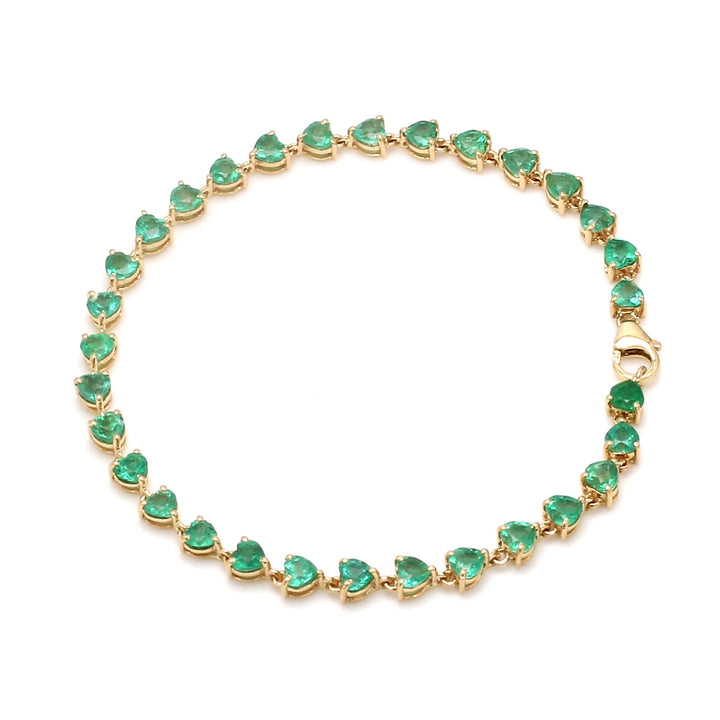 Emerald Heart Bracelet - qivii