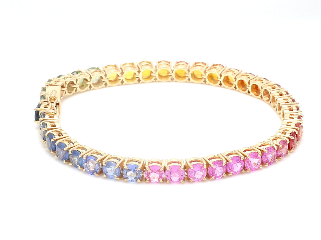 Rainbow Sapphire 4.50MM Bracelet - qivii