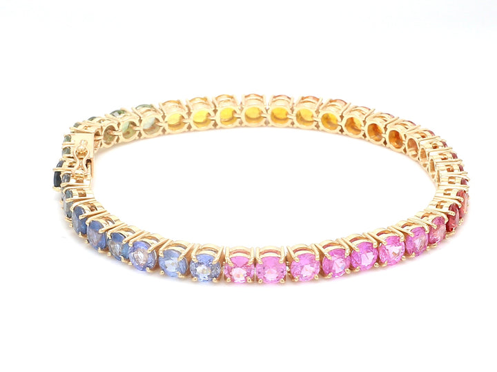 Rainbow Sapphire 4.50MM Bracelet - qivii