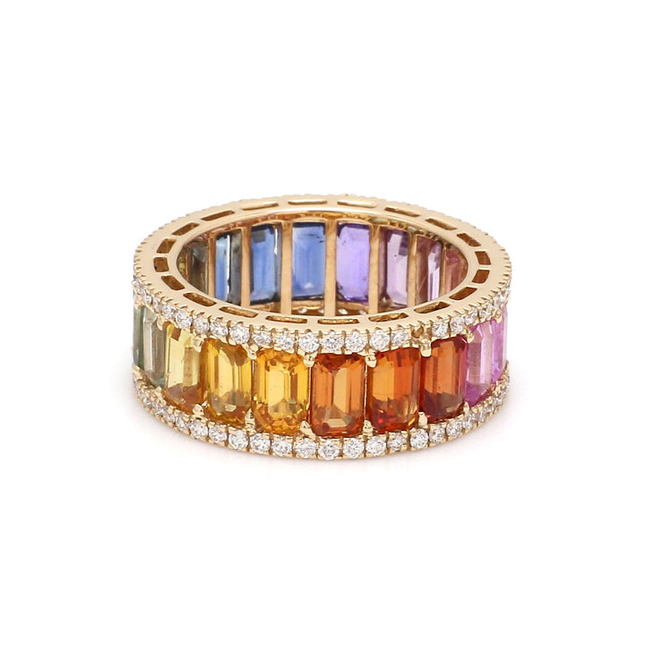 Venice Rainbow Sapphire Ring - qivii