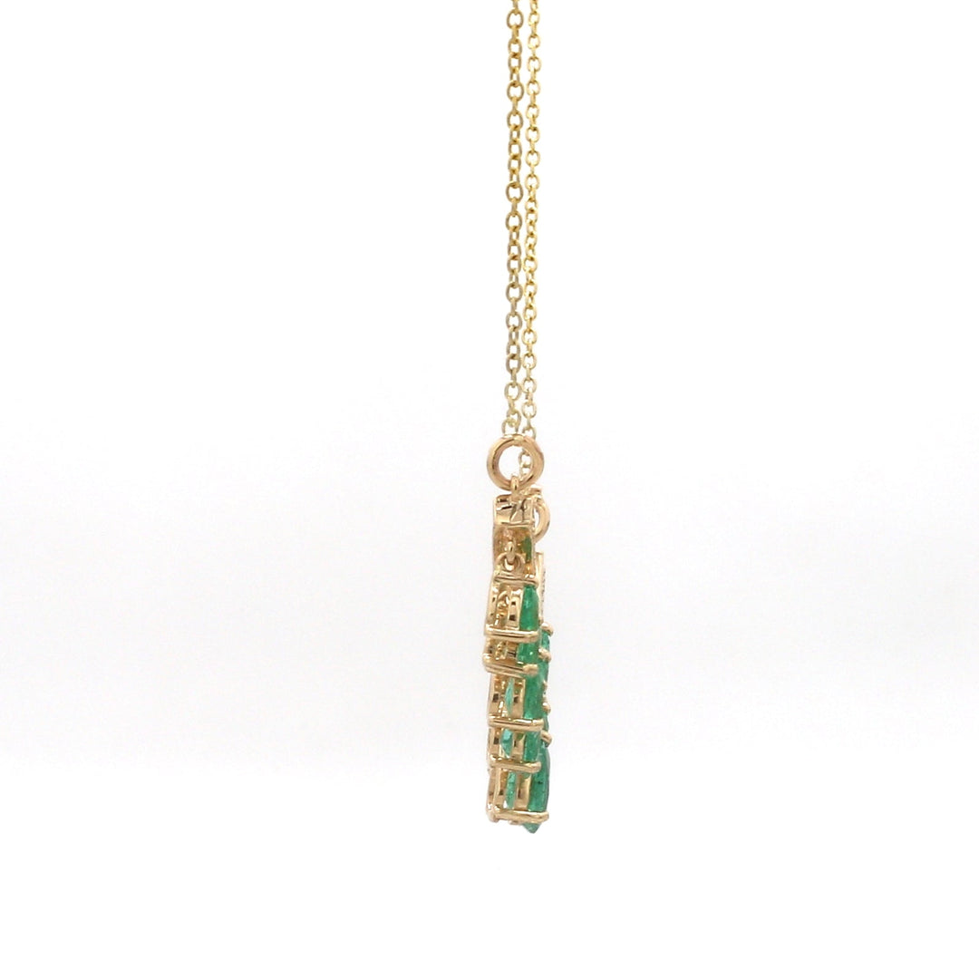 Emerald Pear Pendant - qivii