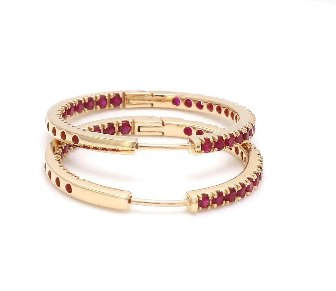 Ruby 2MM Hoops - qivii