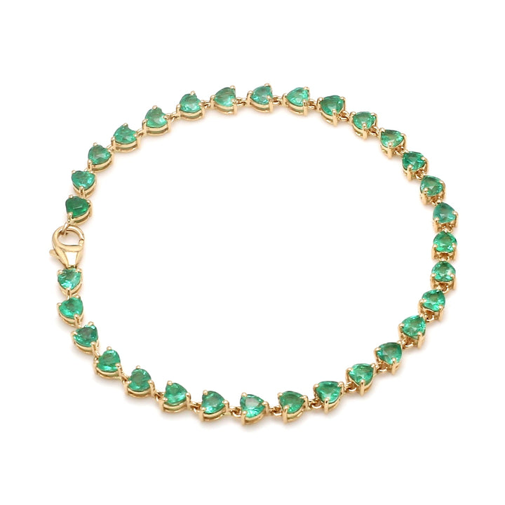 Emerald Heart Bracelet - qivii