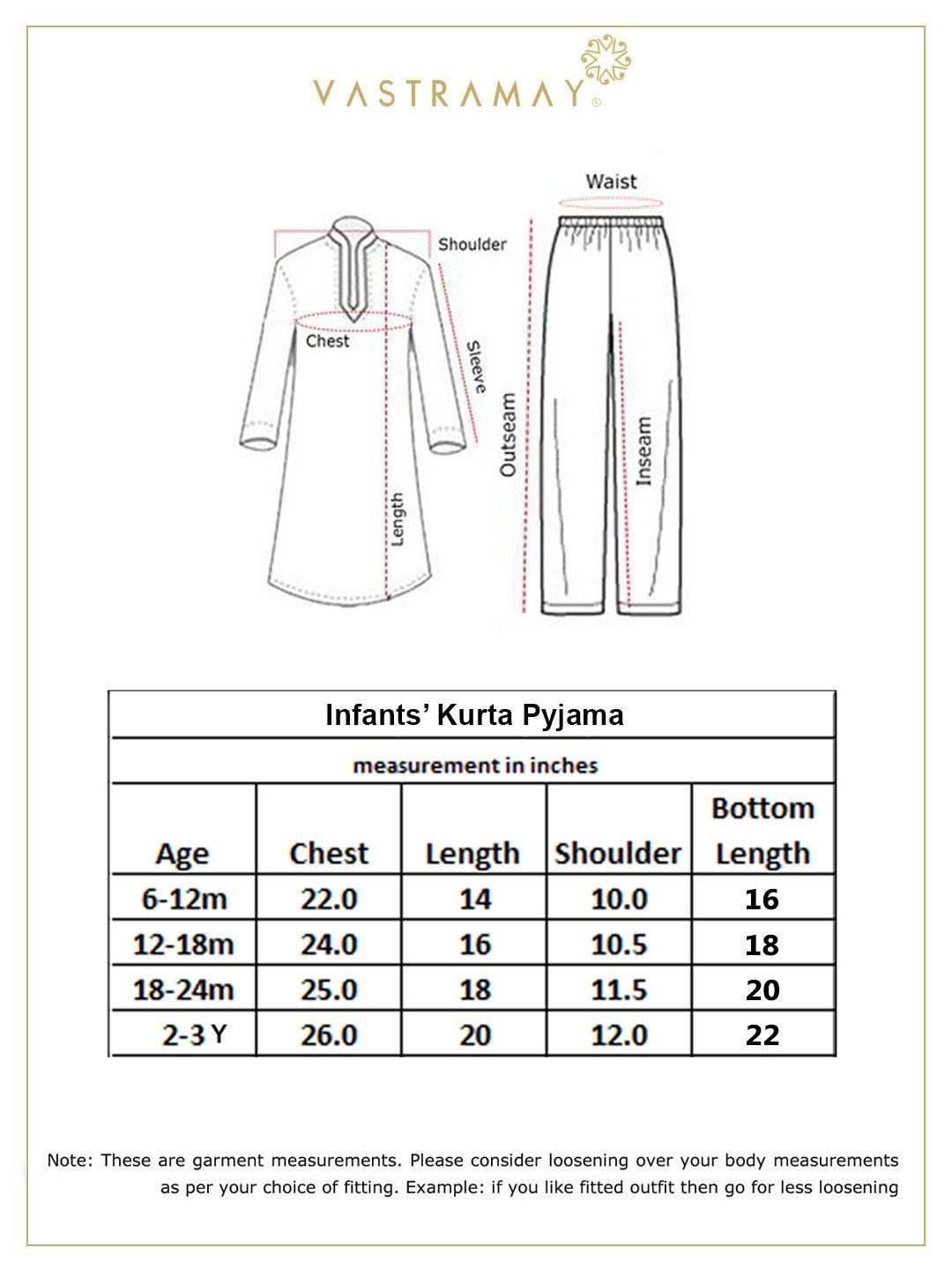 VASTRAMAY SISHU Boy's White Kurta With Pyjama Set - qivii