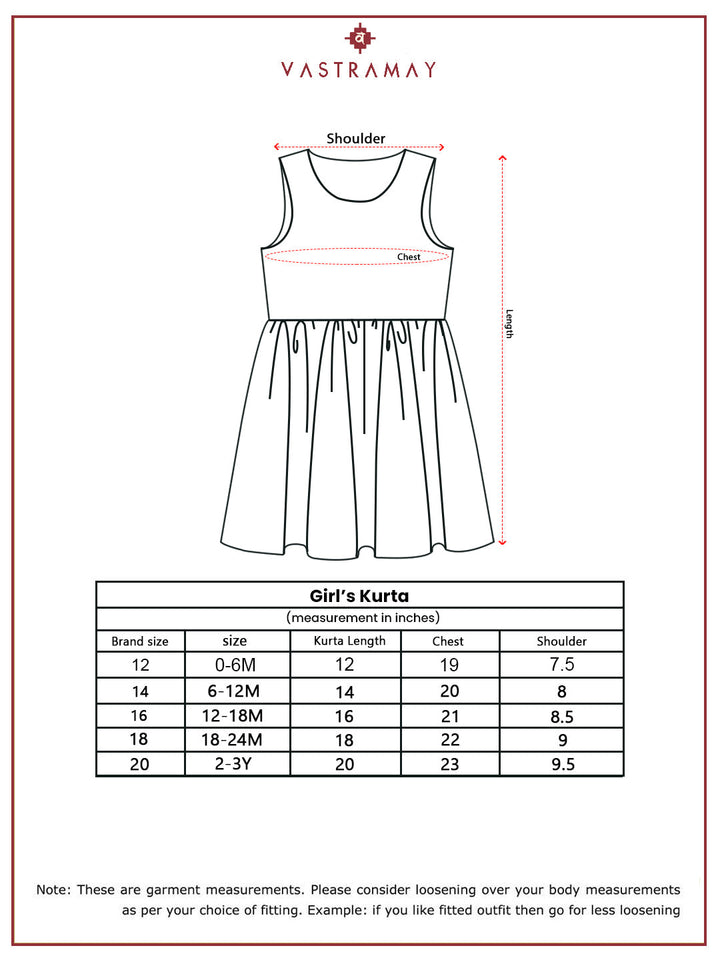 VASTRAMAY Girls' White Dress - qivii