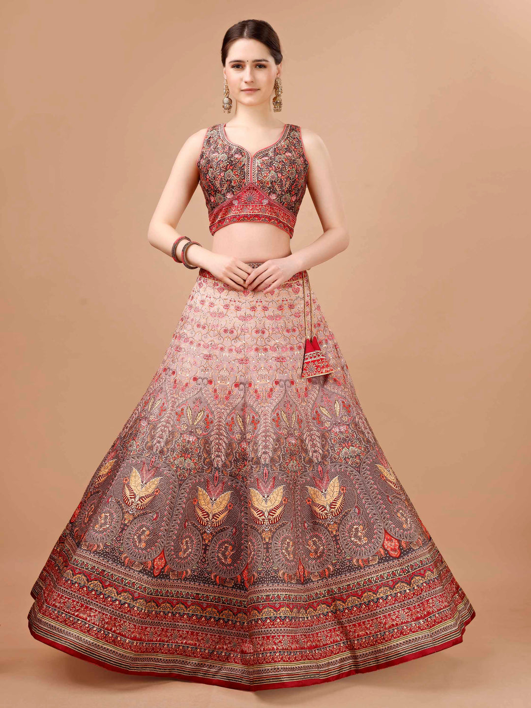 Glamour Brilliance: Swarovski Designer Lehengas for Every Occasion - qivii